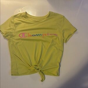 Champion Lemon Tie-Front Tee
